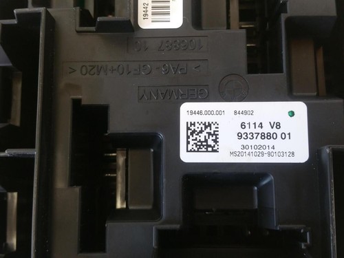 BMW 3 SERIES F30 2012-2019 REAR FUSE BOX REM 61149337880 - Picture 6 of 12