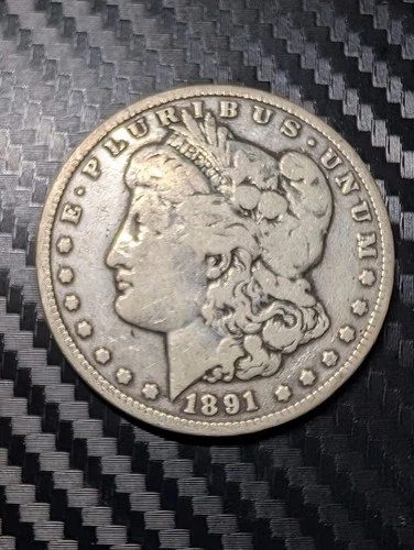 1891-CC Morgan Silver Dollar