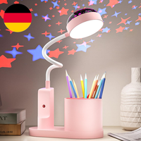 Techken Schreibtischlampe Kinder, Led Nachttischlampe Tischlampe Dimmbar Helligk