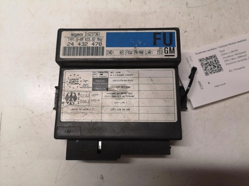 OPEL ZAFIRA A F75 Komfortsteuergerät 24432478 2.00 Diesel 74kw 2003 28681381