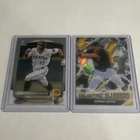 Topps Konnor Griffin Pirates 2024 Bowman Chrome BCP-64 ES-1 2 Card Lot