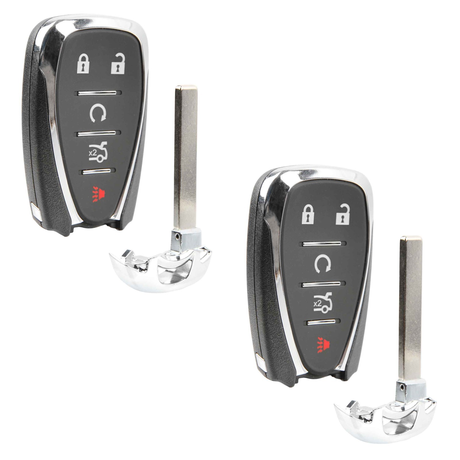 2 Remote Key Fob 5btn Remote Start for 2017 2018 2019 2020 Chevrolet Sonic