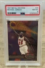 1997 Metal Universe Michael Jordan #23 Near Mint – PSA 8 "Iconic Card"