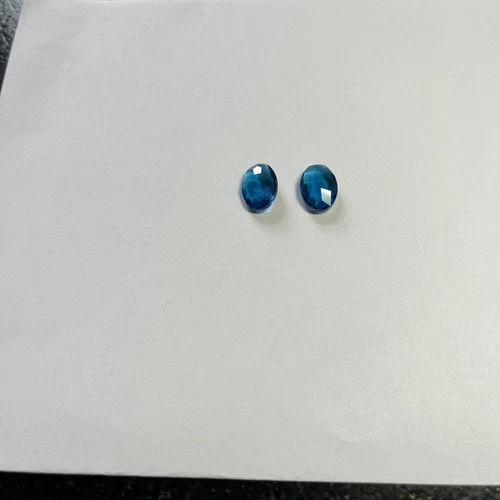 2 Blue Tanzanite Cut Gemstones