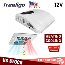 12V Dual Model Cooling &Heater Rooftop Air Conditioner AC Kit For Trailer Car
