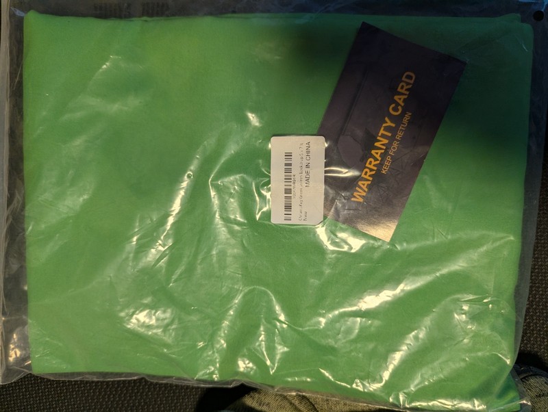 Chroma-Key Green Screen Backdrop (5x7 ft)