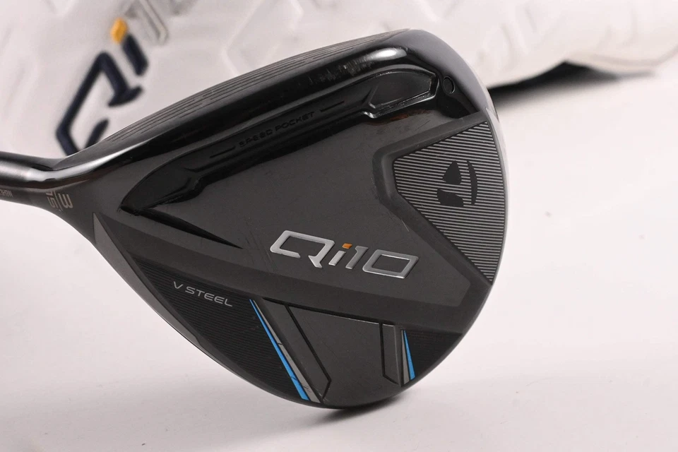 Left Hand Taylormade Qi10 #3 Wood / 15 Degree / Regular Flex Ventus TR Blue 6 - Image 2 of 4