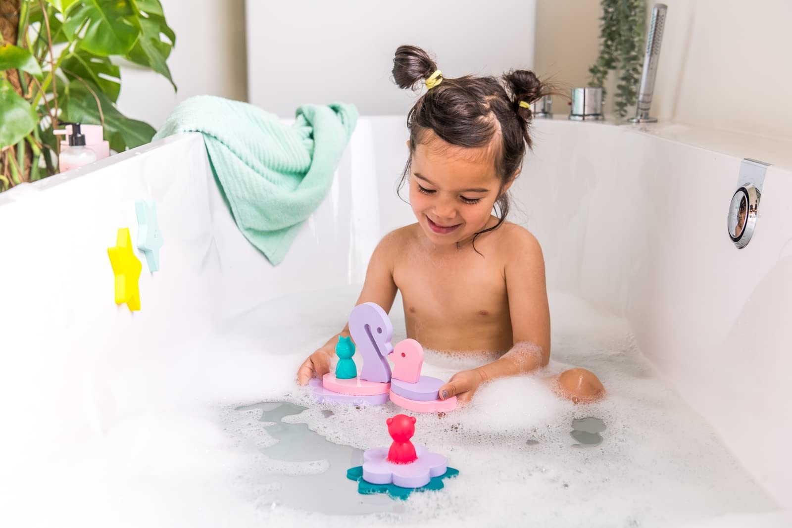 Quut Puzzle friends Stagno delle fate Giocattoli per bagnetto bambini a partire foto 6
