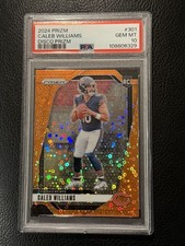Caleb Williams PSA 10 RC 2024 Panini Prizm Disco #301 Chicago Bears Rookie Card