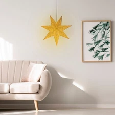  3 Pcs Origami Design Paper Lampshade Star Lampshades Hanging Cover