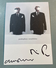 Pet Shop Boys - Nonetheless CD & Signed Card signed Autographed New Still Sealed