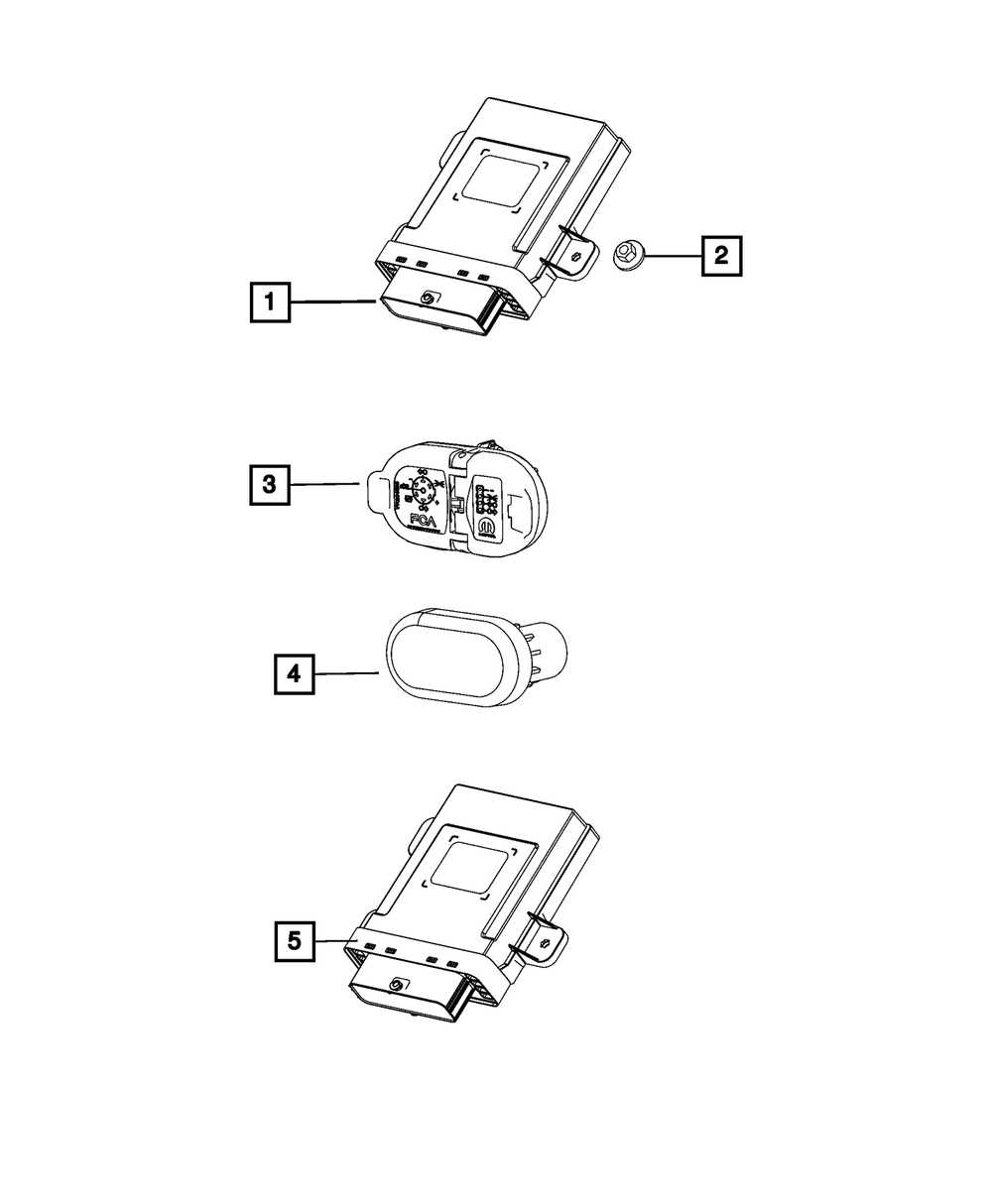 Genuine Mopar Connector Cap 68593289AA