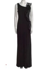 NWT Karl Lagerfeld Paris Black Evening Gown Dress 248 Prom Wedding