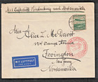 1936 Germany 2nd Flight of the Zeppelin Hindenburg — photo 1