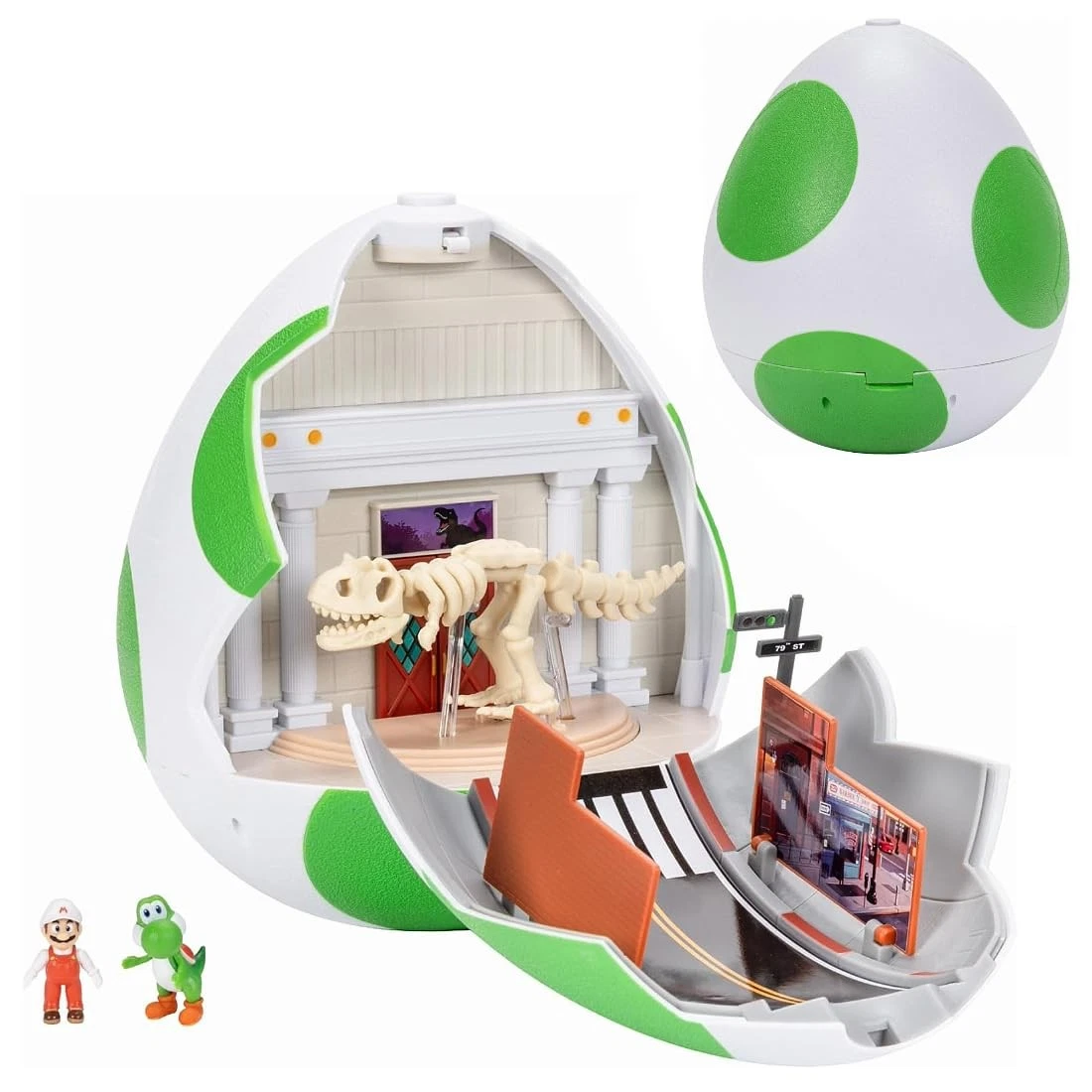 The Super Mario Galaxy Movie Yoshi Egg Playset with 1.5" Mini Figures, Officiall