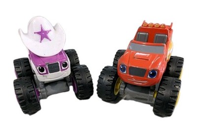 Blaze And The Monster Machines Metallic Pink Starla Diecast Truck Cowgirl