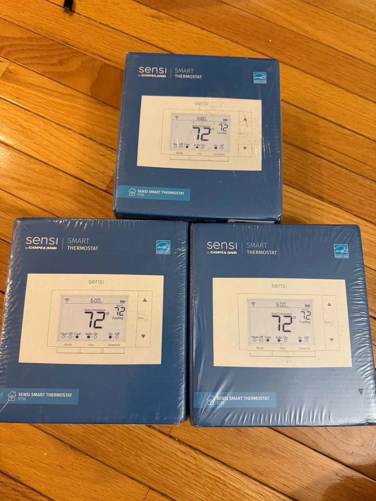 3 SENSI 7 DAY PROGRAMMABLE WIFI SMART THERMOSTAT ST55