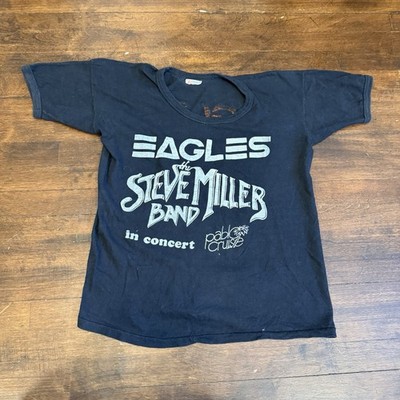 Vtg 70s Eagles The Steve Miller Band Concert Summer Tour Shirt 1978 Medium Adult