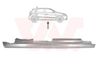 VAN Wezel Seitenschweller Rechts Passend FüR VW Golf VI Variant AJ5 1K5 1K2