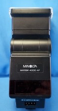 Minolta MAXXUM 4000AF Shoe Mount Flash for Konica Minolta Tested