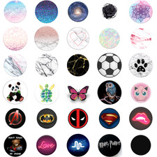 Pop Out Socket Holder Selfie Finger Grip Stand For Mobile Phone iPhone Samsung