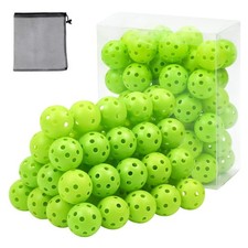 50 Pack Plastic Golf Balls Practice Limited Flight Golf Training Ball Hollow ...