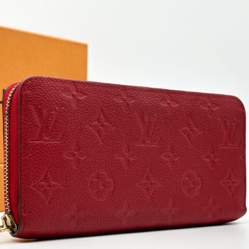 Louis Vuitton Zippy Wallet Monogram Red