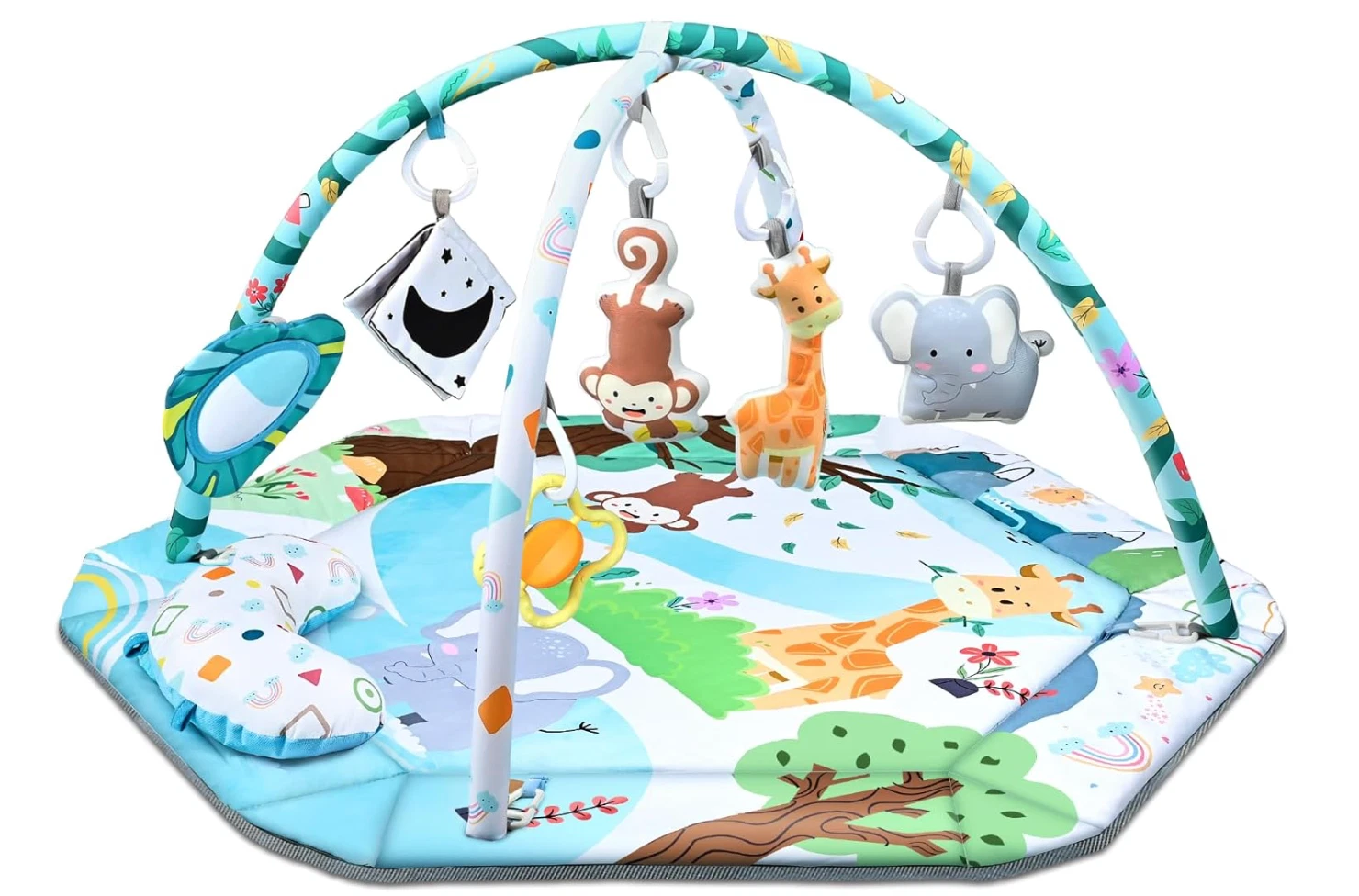 Funny Baby Play Mat Tummy Time Activity Gym Animals Forest 0-18mo Jyusmile
Opens in a new window or 
