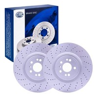 2X Hella Pagid Bremsscheiben Ø375Mm Vorne Passend FüR Mercedes GL-KLASSE Gle Gls