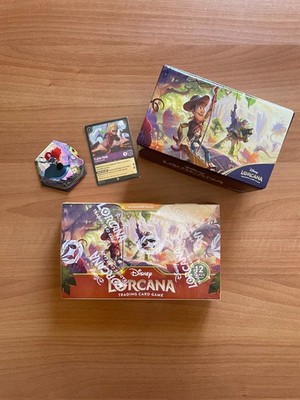 Disney Lorcana Wilds Unknown Booster Box Display ENG + Zubehör | Neu Versiegelt