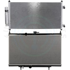 Radiator & AC Condenser Cooling Kit For 2007-2012 Nissan Sentra 2.0L 2.5L L4