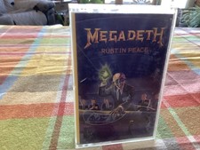Rust in Peace by Megadeth Used Cassette 1990 Heavy Metal Free USA Shipping