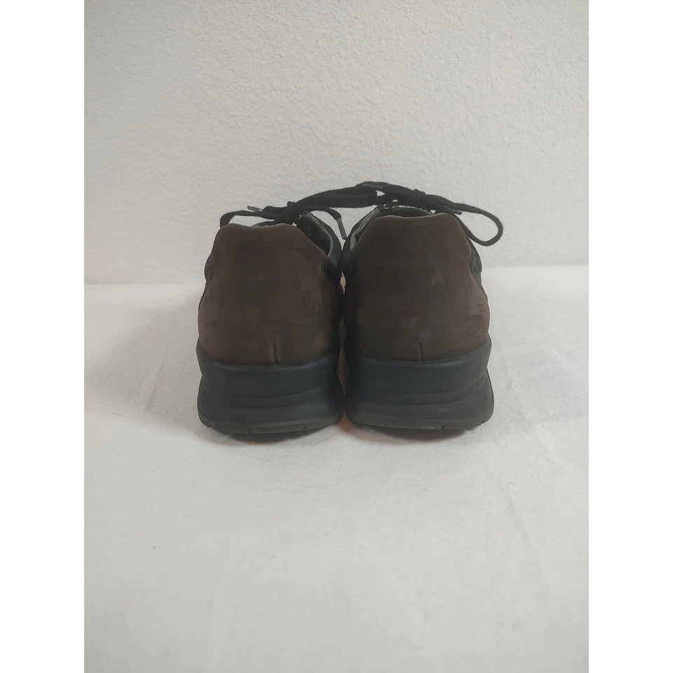 Zapato para caminar Mephisto Rush Runoff para mujer talla 9,5 negro y marrón nobuck con cordones Foto 3 de 4