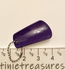 Tupperware keychain Set of 2 Mini Shoe horn Deep purple Tinietreasures