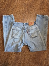 Levi's 501 Denim Jeans Vintage Button Fly, Size 32x30, Made in Mexico