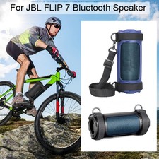 Silicone Protective Cover Case w/ Shoulder Strap for JBL FLIP 7 Speaker Cycling