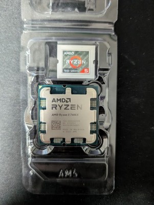 AMD Ryzen 5 7600X AM5 Prozessor, 4.7GHz, 6 Kerne 12 Threads