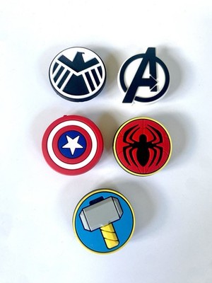 Avengers Marvel MCU Thor Captain America Spiderman Schuh Charms Widgets