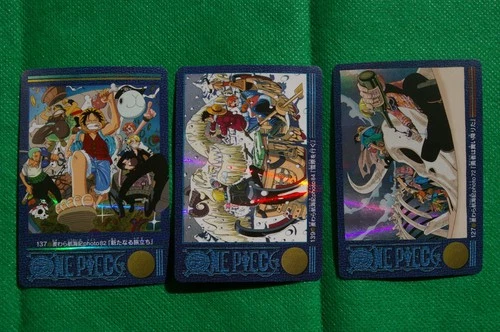 2001 ONE PIECE VISUAL ADVENTURE LUFFY Holo #137 etc