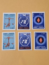 Paraguay 1960 Human Rights MNH Air Values.