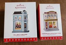 2-Hallmark Keepsake Ornament Keepsake Korners Hall Bro's Card Shop Dept. Store