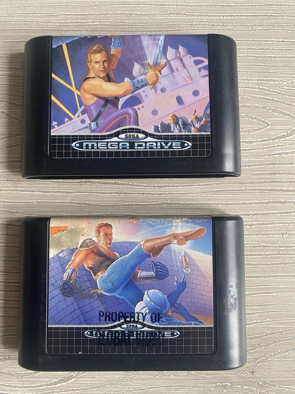 Sega Mega Drive Action bundle - Strider and Last Battle.