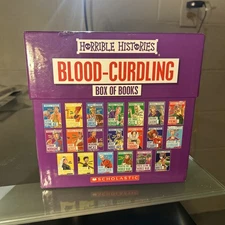 Horrible Histories Blood Curdling History Box Set 20 Books Good Condition