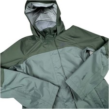 REI Co-op Rainier Jacket Women XS Green Waterproof Full-ZIp Pockets