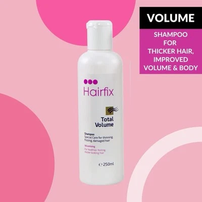 Hairfix TOTAL VOLUME SHAMPOO REPAIR FINE THINNING DAMAGED HAIR 250ml