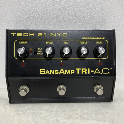 ギター TECH 21 NYC SansAmp TRI-A.C. TECH21 NYC SansAmp TRI-AC TRI-A.C. Electric Guitar Effect