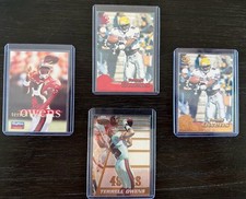 Terrell Owens Rookie Card Lot RC + Rare  RED FOIL Parallel 1996 49ers HOF WR