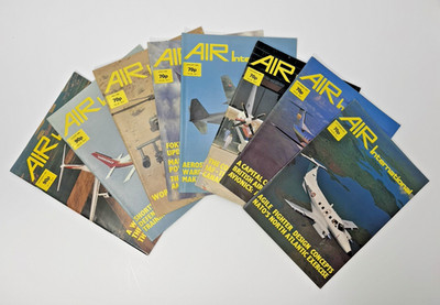 Lot/8 AIR INTERNATIONAL Aircraft Magazines 1983 & 84  *Very Nice Condition*
