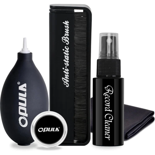 Cleaner Kit  5 in 1 Anti Static Carbon Fiber Vinyl Records Cleaning Brush  Dus