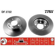 TRW 2 Bremsscheiben + 1 Satz Beläge vorne | 25935305